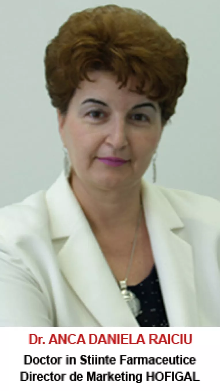 Anca Daniela Raiciu: Activitatea la Hofigal inseamna nu numai o lupta pentru sanatatea noastra, ci, in acelasi timp, o lupta pentru promovarea valorilor romanesti