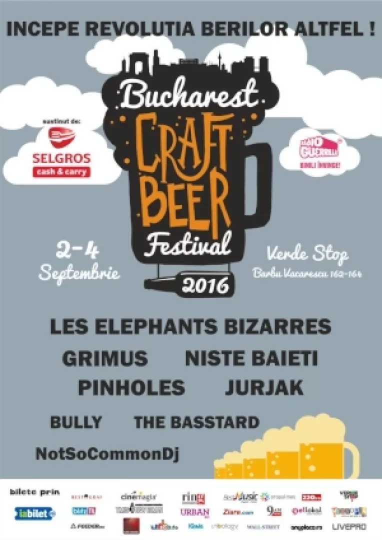Bucharest Craft Beer Festival va avea loc la Verde Stop