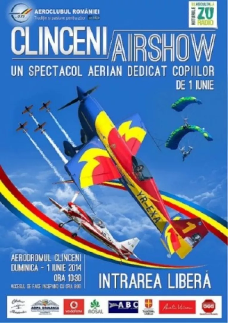 Clinceni Airshow 2014: Miting aviatic la 18 km de Bucuresti, cu prilejul Zilei Copilului