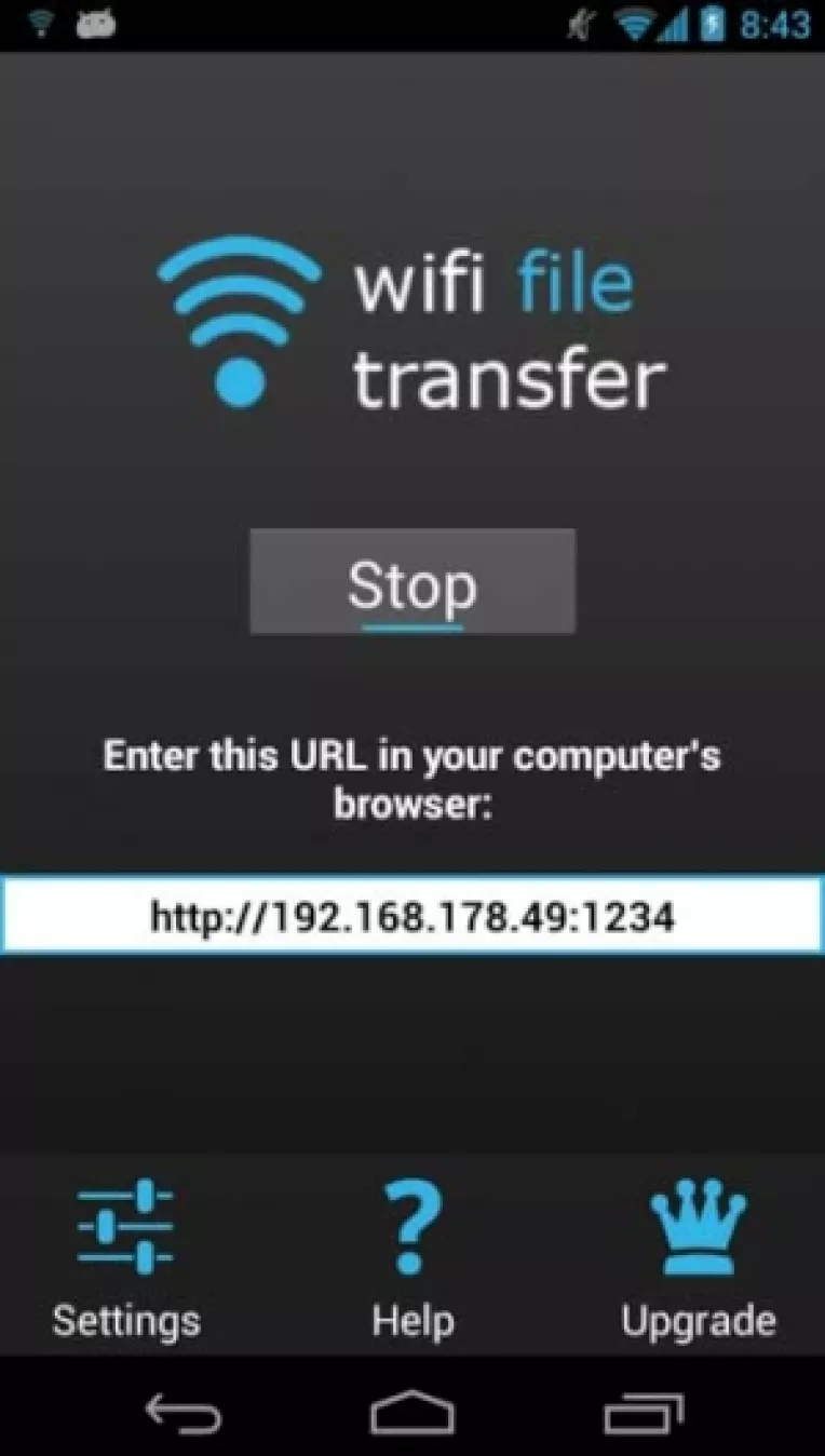 Cu Wifi File Transfer, un program disponibil gratuit in Google Play, poti transfera 
pozele din telefon in laptop fara niciun cablu