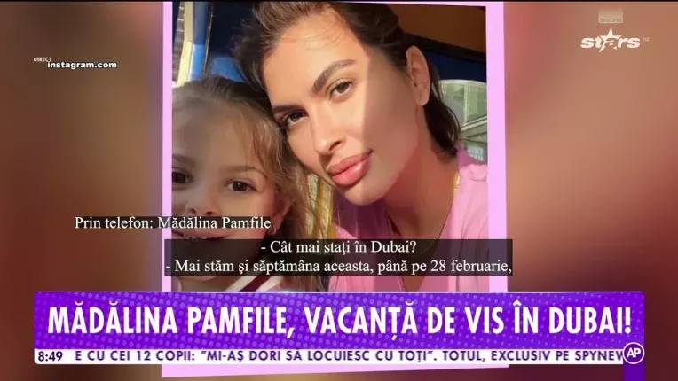 Madalina Pamfile, vacanta de vis in Dubai alaturi de familie