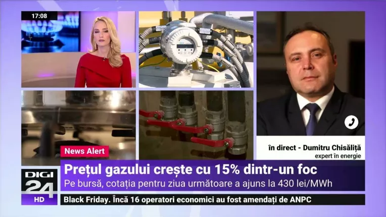 Pretul gazelor naturale a crescut din nou in Europa