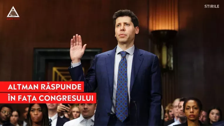 Sam Altman, CEO OpenAI, a fost audiat in Congresul SUA in legatura cu ChatGPT