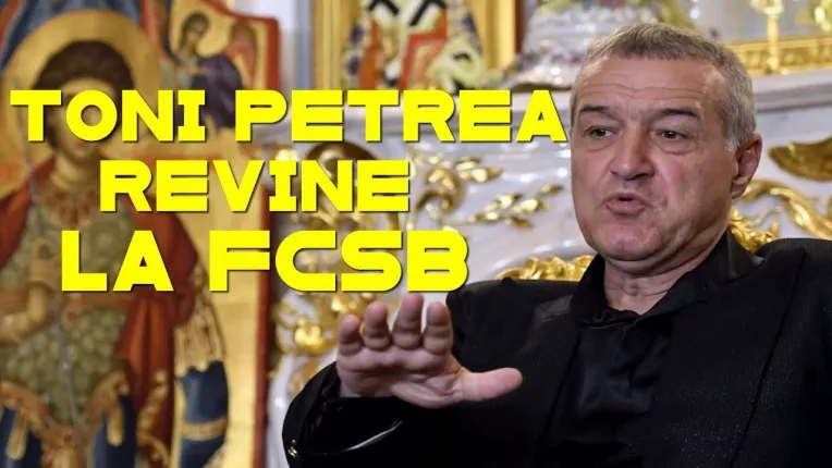 Toni Petrea revine la FCSB! Anuntul lui Gigi Becali